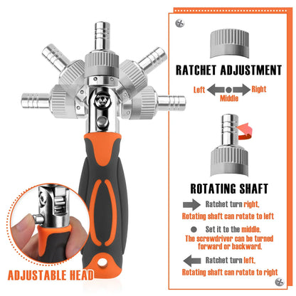 Skanto | 68-in-1 Ratchet Screwdriver Set with Magnetic Bits & Extension Bar – FortiDrive