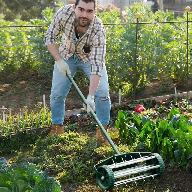 BowLift | Lawn Aerator Roller for Oxygenation, Ventilation, and Turf Maintenance