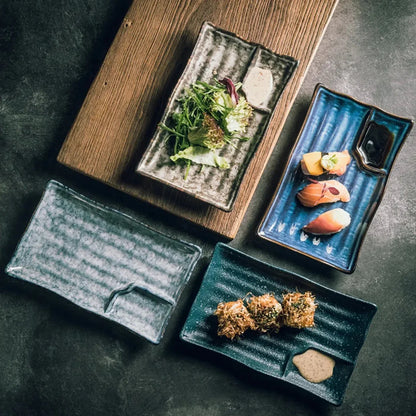 Artisan Ceramic Sushi Plate Karnz