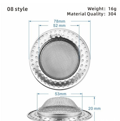 BowLift | Stainless Steel Sink Drain Catch All Strainer