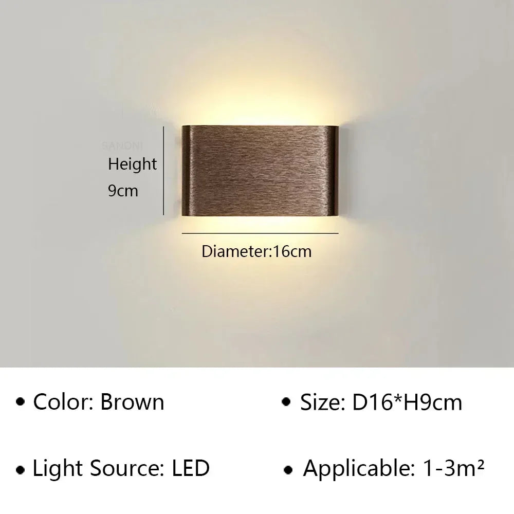 BowLift | LumiEra Modern LED Wall Lamp | Stylish Design | Warm White Light for Bedroom, Hallway & Bathroom