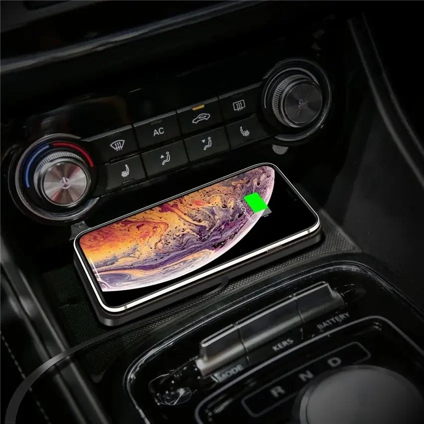 BowLift | Voltigo Wireless Charging Pad | 15W Fast Charger | Non-Slip & Ultra-Slim | Compatible with iPhone & Samsung