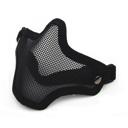 BowLift | Camouflage Tactical Airsoft Steel Mesh Half Face Mask