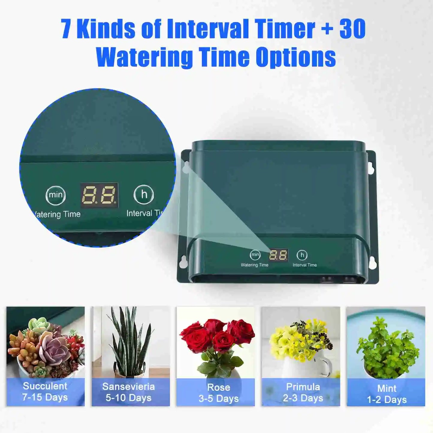 BowLift | Solar Drip Irrigation System Kit Automatic Watering with 30 Modes & 7 Timers – AquaFlow