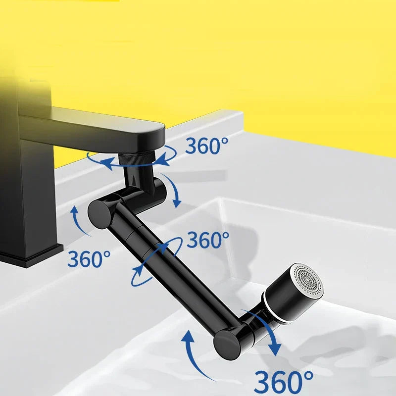 FlexiFlow 360° rotatable and pull-out faucet head Karnz