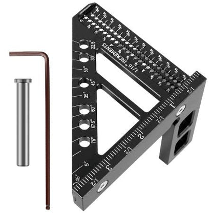 BowLift | Precision 3D Woodworking Ruler – 45° & 90° Multi-Angle Measuring Tool