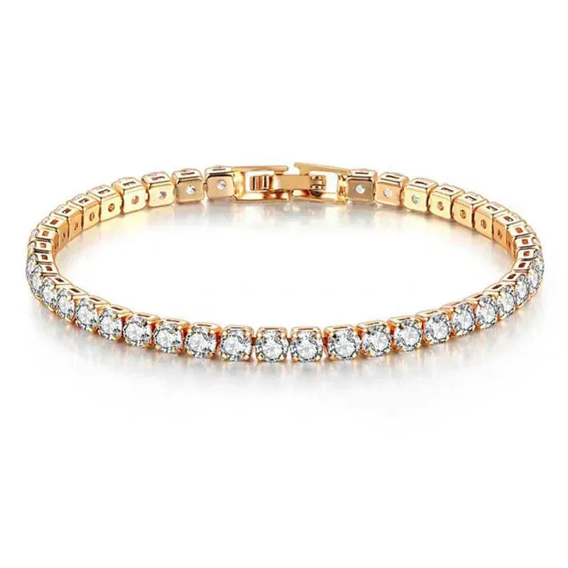 Brehn | Tennis Bracelet – Shine with Attitude: Sterling Silver Elegance and Hip-Hop Flair!