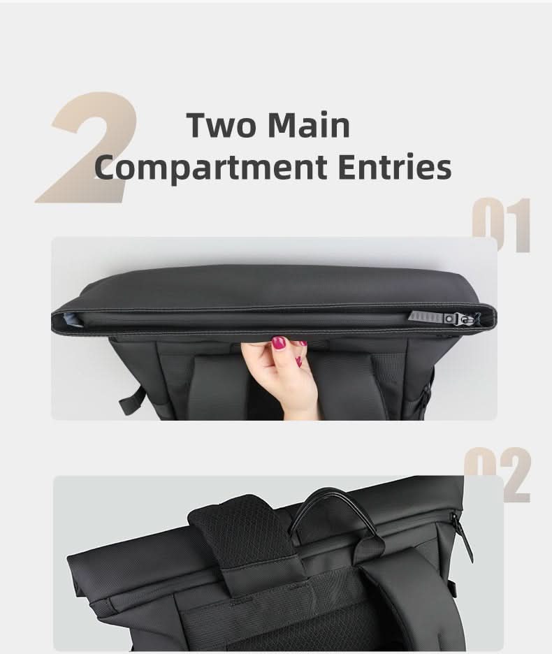 Skanto | Expandable Outdoor Backpack with Large Volume and Laptop Compartment