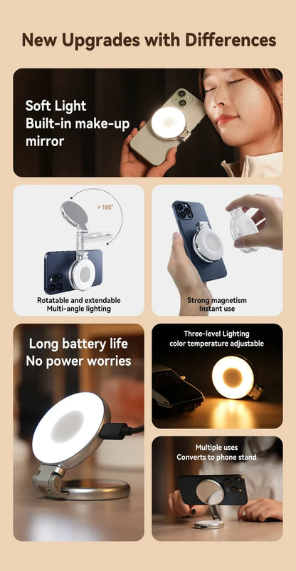 BowLift | Magsafe Adjustable Selfie Fill Light