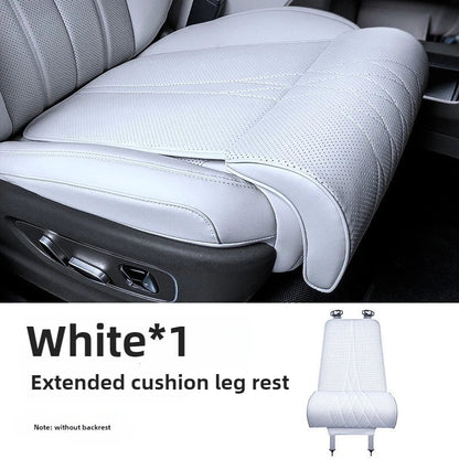Skanto | Extended Car Seat Cushion with Leg Support | Ergonomic and Comfortable | PU Leather