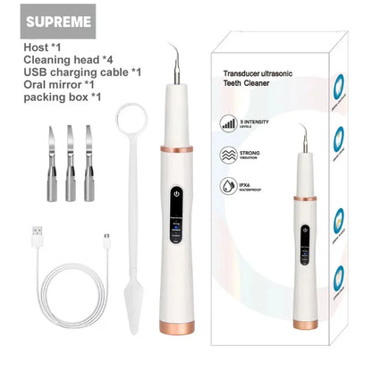 Skanto | DentoraSonic | Ultrasonic Dental Care Device for Dogs and Cats | 5-Level Tartar Remover | USB Charging