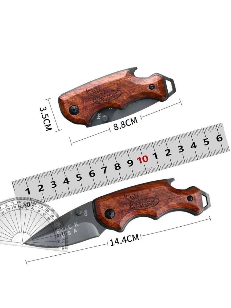 Skanto | Portable Folding Knife - For Outdoor and Home Use, Including Fruit Knife and Pocket Knife for Easy Transport