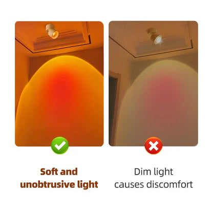 LED Sunset Atmosphere Wall Spotlights | Karnz