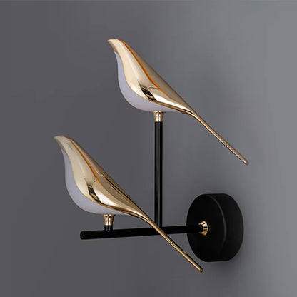 Skanto | BirdGlow – Enchanting Bird Wall Lamp for Soft, Captivating Light