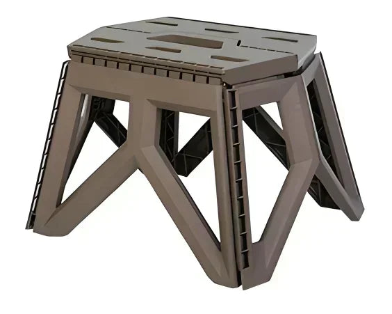 BowLift | CampFold Folding Stool | Foldable Outdoor Stool | High Load Capacity | Compact & Weatherproof