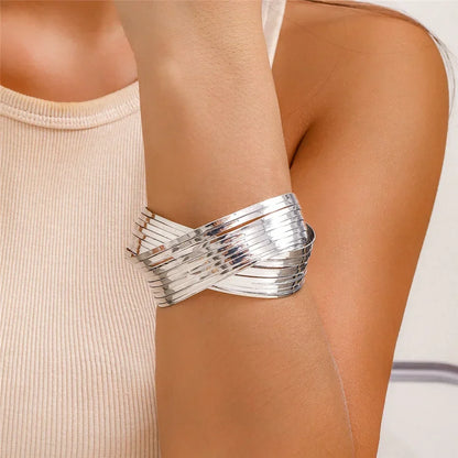 BowLift | Spiral Cross Wrap Bangle Bracelet