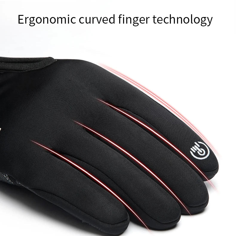 Skanto Skanto | IronRide Motorcycle Winter Gloves | Waterproof & Windproof | Fleece Lined & Touchscreen Compatible | Tactical Design