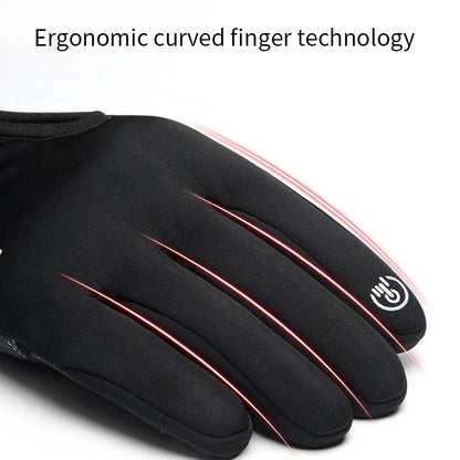 Skanto Skanto | IronRide Motorcycle Winter Gloves | Waterproof & Windproof | Fleece Lined & Touchscreen Compatible | Tactical Design