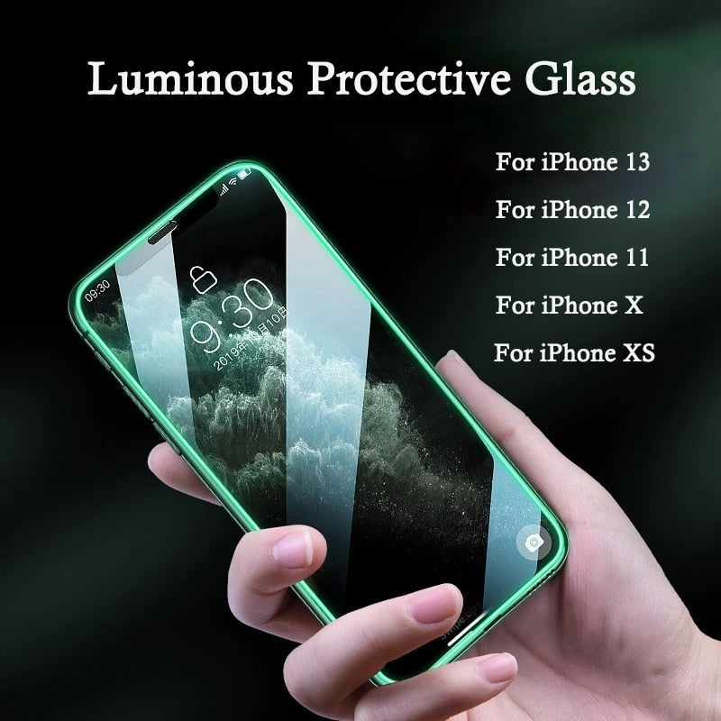 BowLift | Full Cover Luminous Tempered Glass iPhone Screen Protector