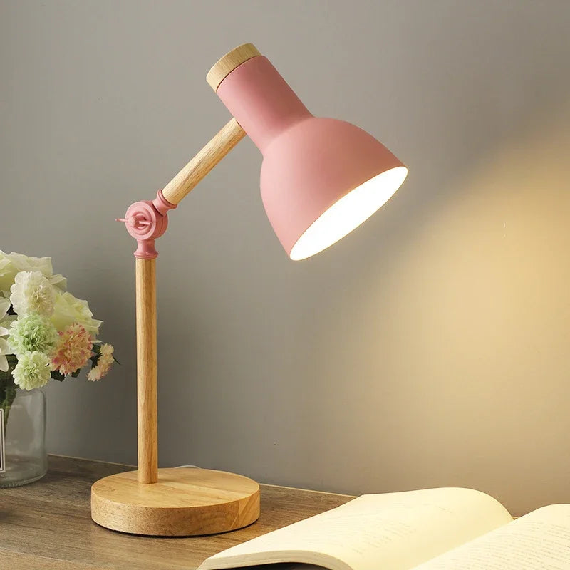Sandsberg Colored Wooden Table Lamp