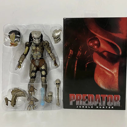 Movable Jungle Hunter Predator Action Figure - Alien Collectible for Kids, Perfect New Year Gift, 100% PVC Model