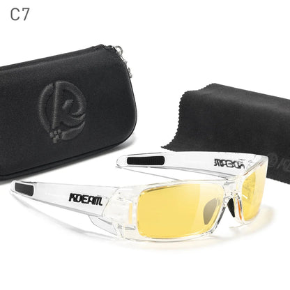 Photochromic sunglasses Black frame with case | Karnz