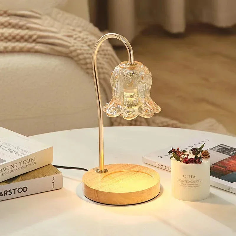 Skanto | Flower-Shaped Warm Audience Candle Warmer Lamp