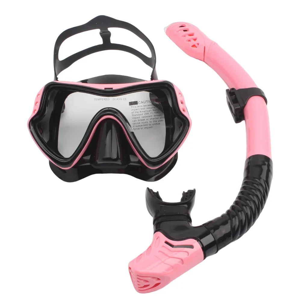 Skanto | Adult Unisex Snorkeling Diving Mask Set with Goggles