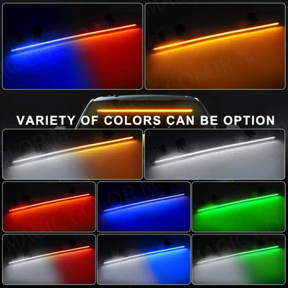 BowLift | 96 LED Strobe Light Bar – Veyra – (Car Emergency Warning)