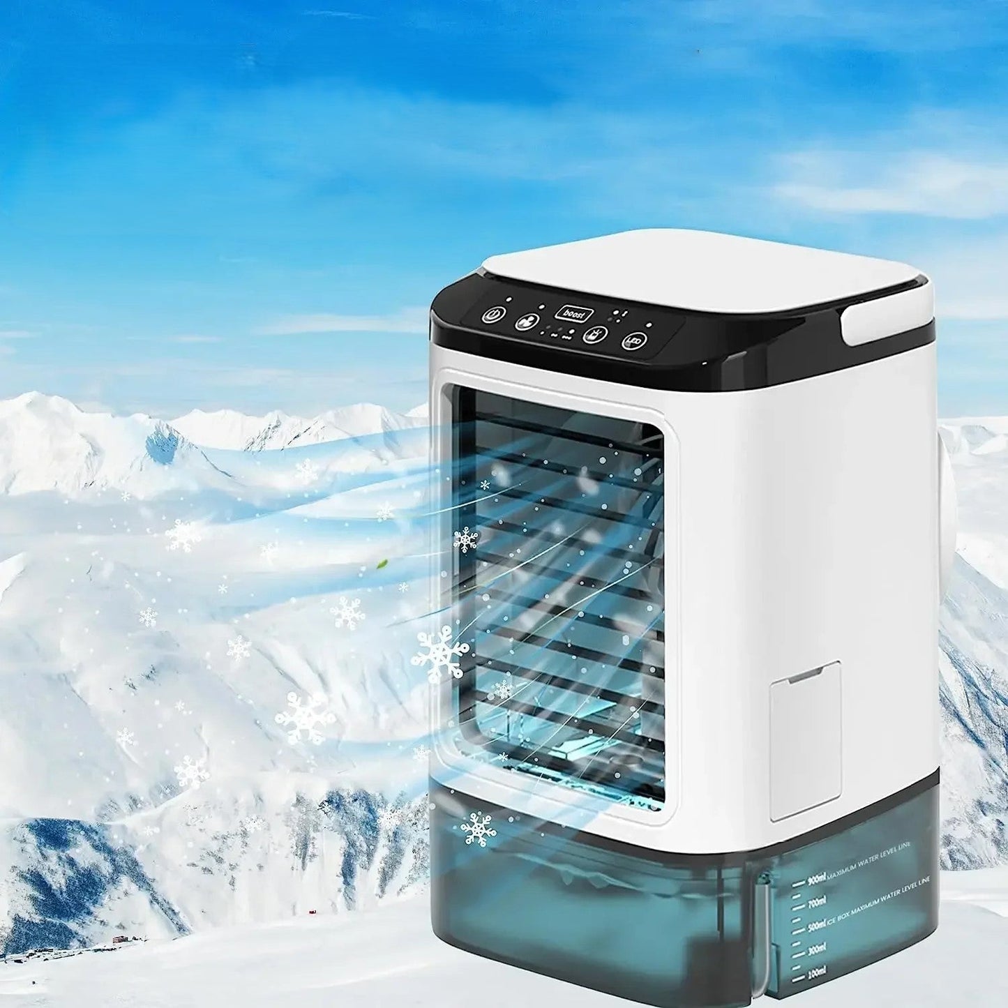 BowLift | Ultrasonic Atomization Dual Spray Portable Air Conditioner