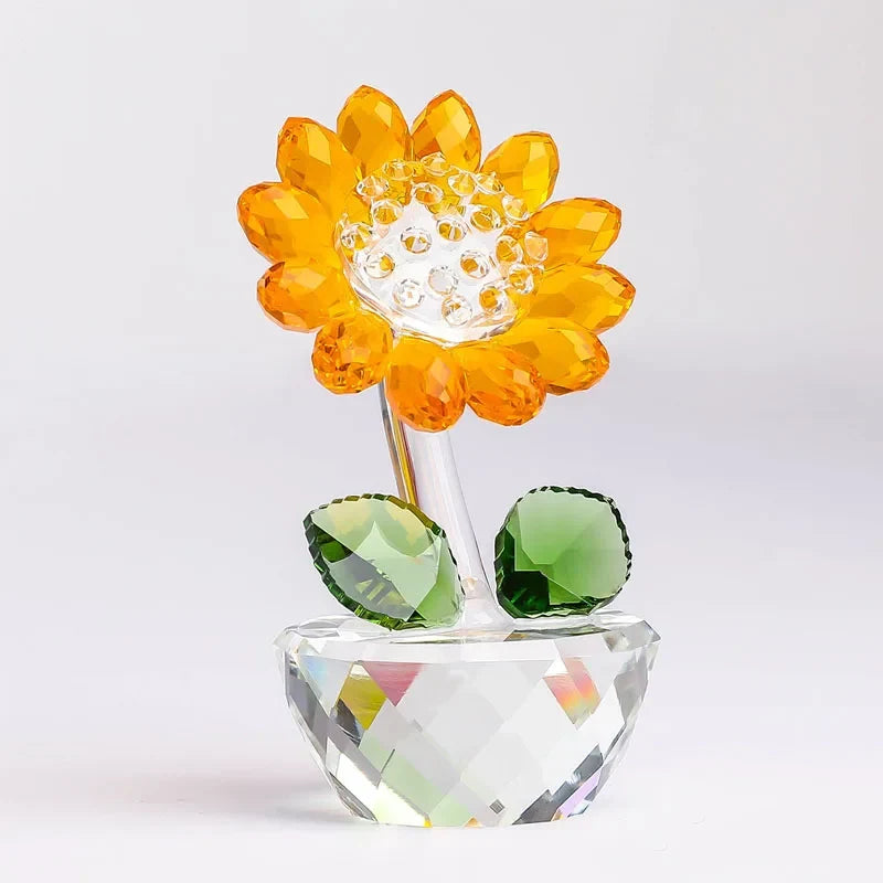 Crystal Glass Sunflower | Bowlift