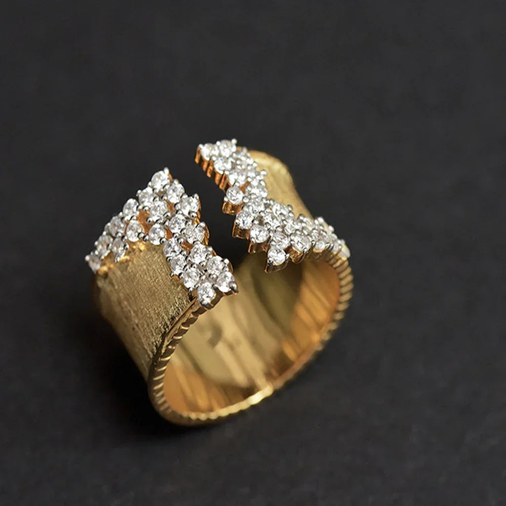 BowLift | Bold Diamond Sparkle Open Ring