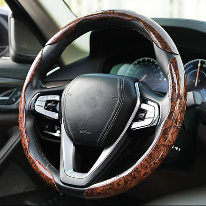 BowLift | Non-Slip Wood Grain Car Wheel Cover