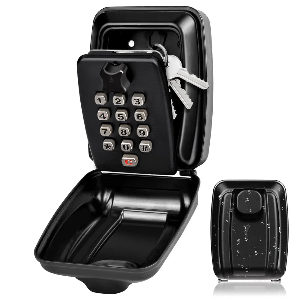 Skanto | Waterproof Wall-Mounted Key Box – Outdoor Lockable Key Storage with Combination Code