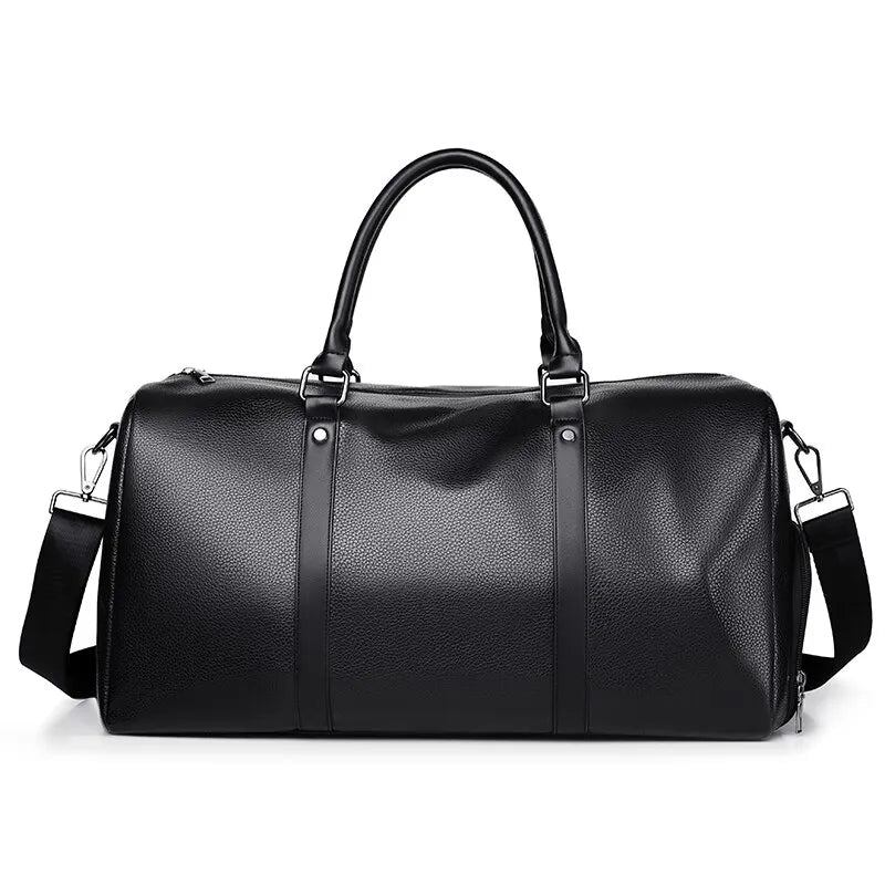 BowLift | Travel bag Ravemo Roadster | Retro sports bag made of waterproof PU | 44×33×21 cm | For short trips, training & motorcycling