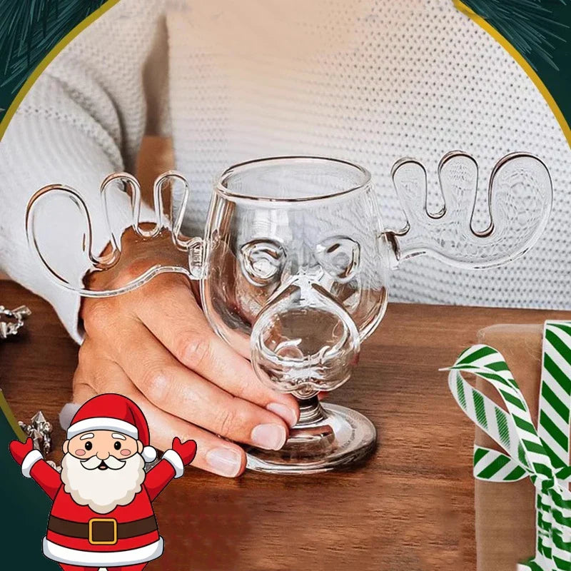 Skanto | Nordic Antler Novelty Drinking Glass