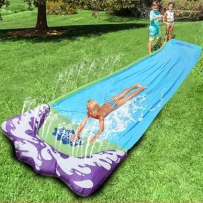 BowLift | AquaRush Water Slide | Inflatable Water Slide with Sprinkler Function | For Garden & Outdoor | Summer Fun for Kids