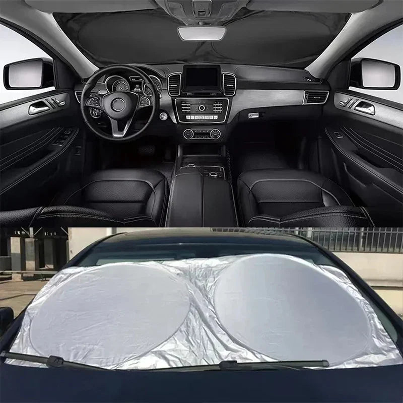 BowLift | CoolGuard Car Sunshade | Folding & Heat Resistant | Universal Fit | 150x70cm