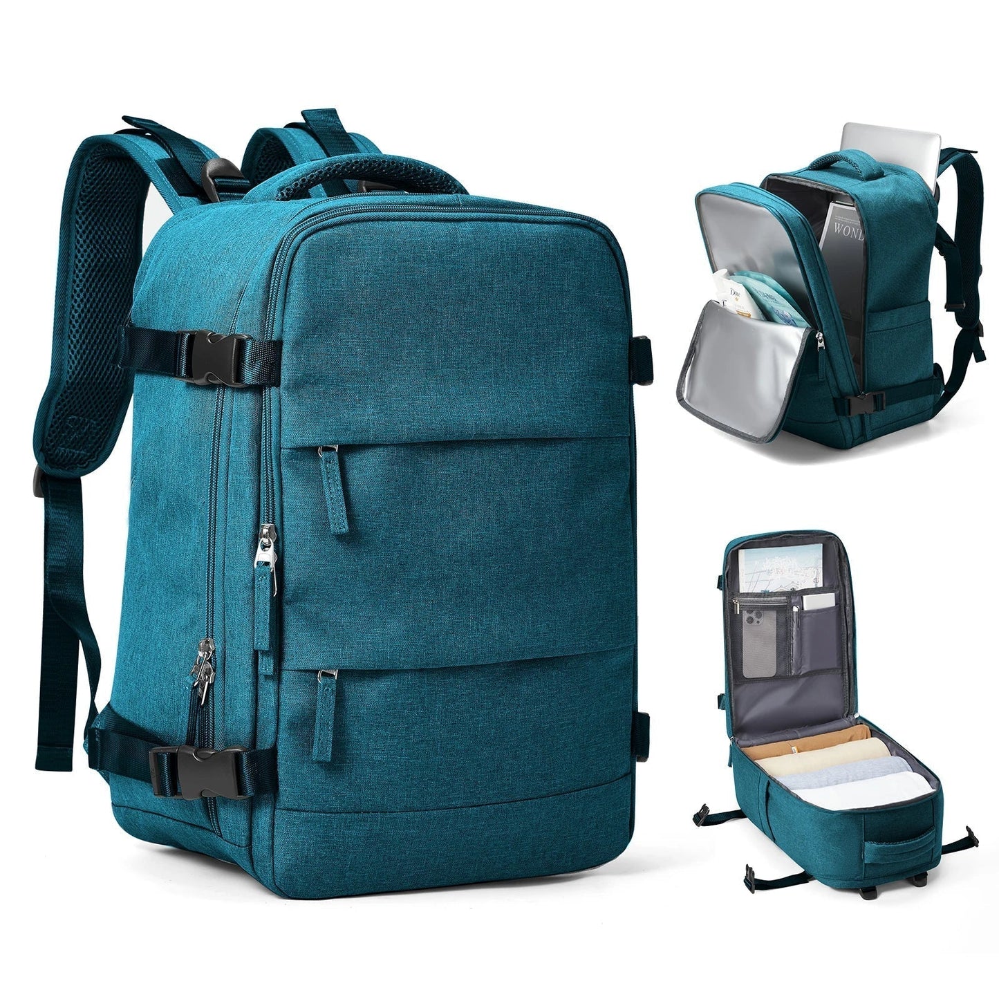 BowLift | Trekvora Travel Backpack | Waterproof & Versatile | Laptop Compartment 15.6" | Wet-Dry Separation