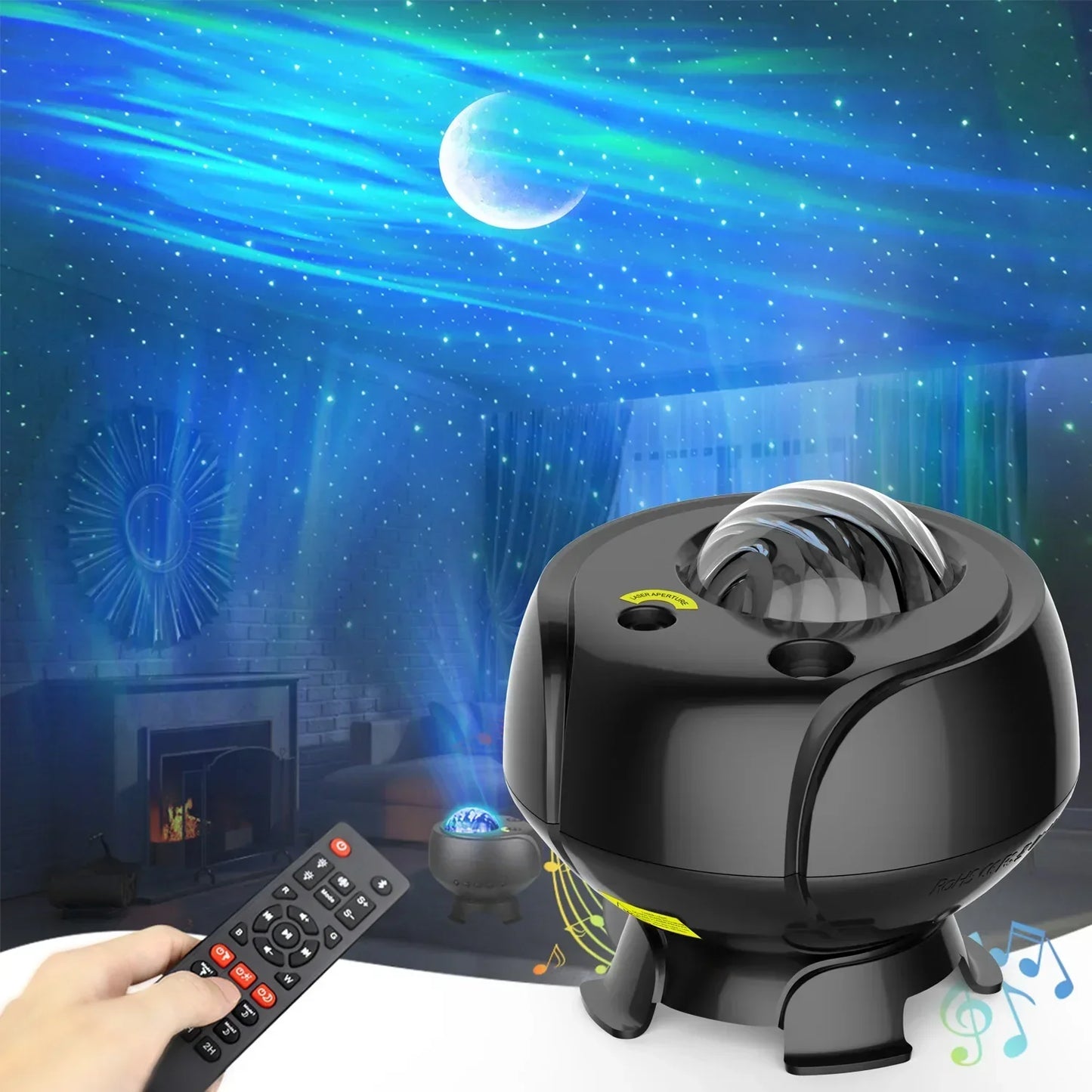 Starfield Galaxy Speaker Light Projector | Brehn