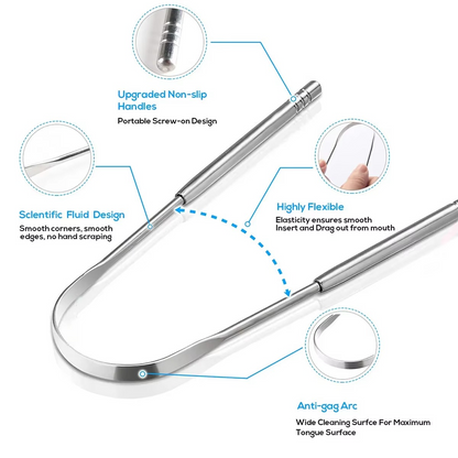 BowLift | Stainless Steel Tongue Cleaner for Optimal Oral Hygiene