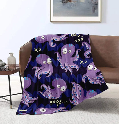 BowLift | Sea Life Ocean Throw Octopus Blanket