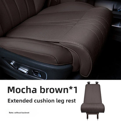 Skanto | Extended Car Seat Cushion with Leg Support | Ergonomic and Comfortable | PU Leather