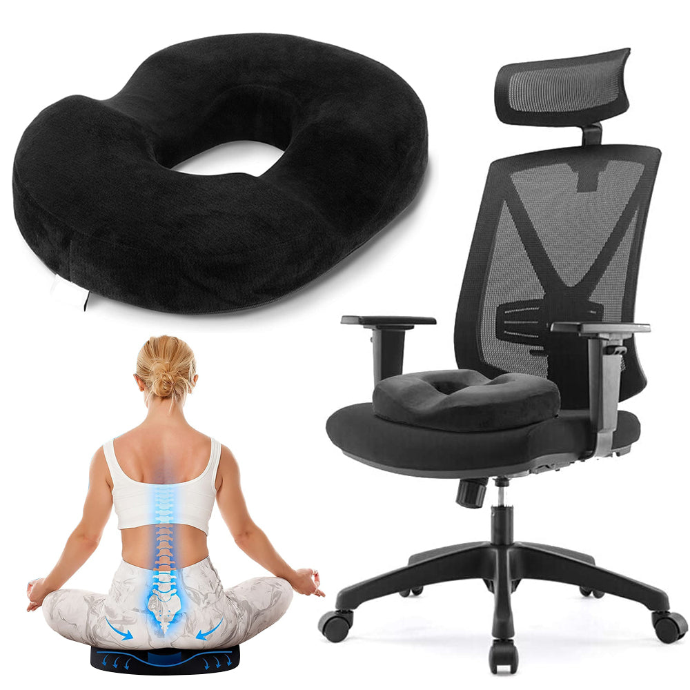 BowLift | Memory Foam Orthopedic Donut Seat Cushion