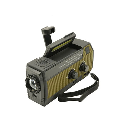 Emergency solar radio