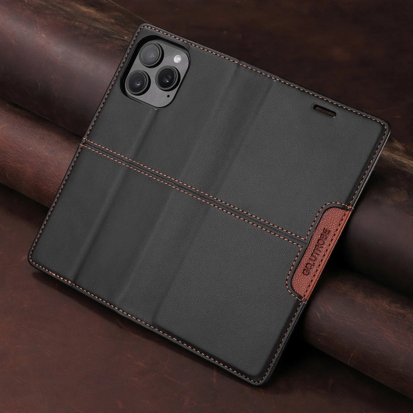 Sandsberg | RFID Flip Leather Samsung S25/S24/S23 Magnetic Wallet Case