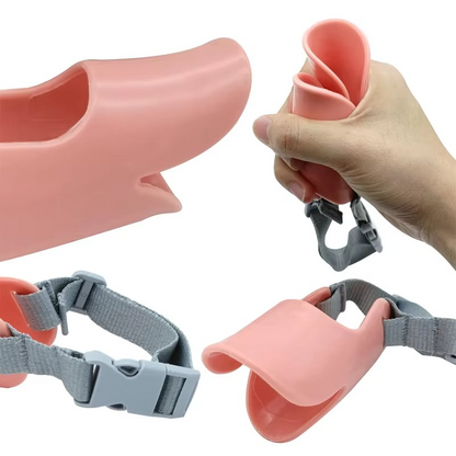 Skanto | Adjustable Silicone Duck Muzzle for Small and Large Dogs