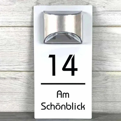 Skanto | Solar House Address Sign Light
