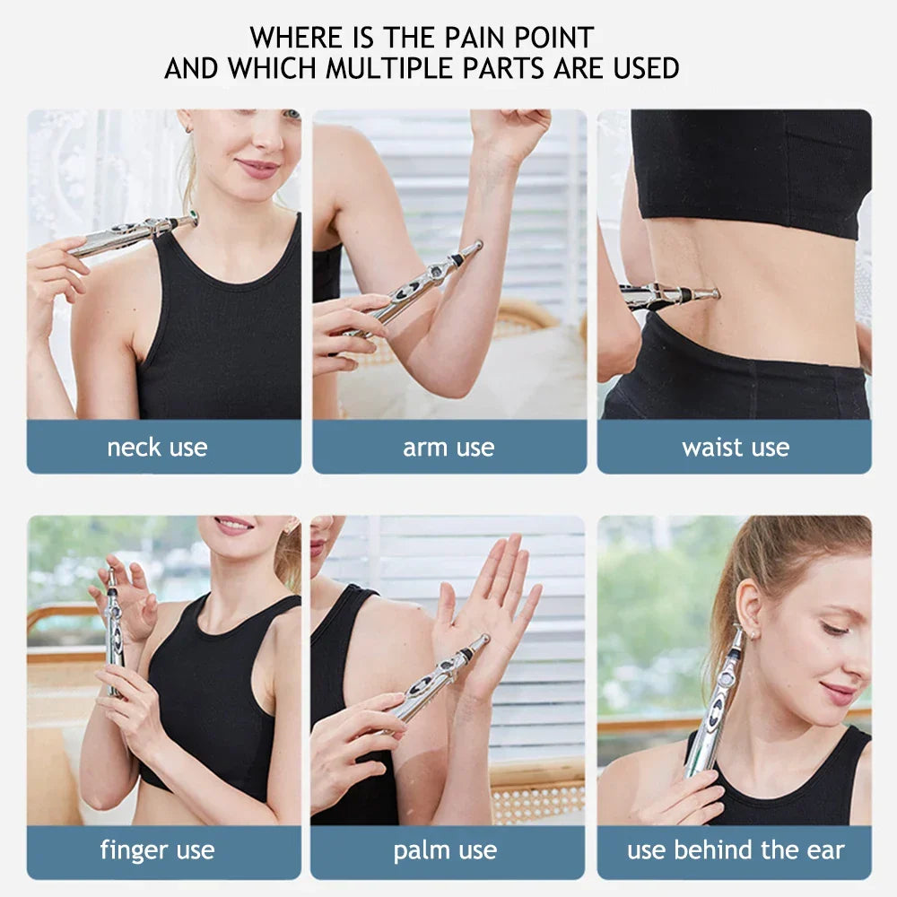 Skanto | Multifunctional Acupuncture Massage Pen - 5 Heads