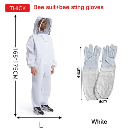 Skanto | Professional Full Body Beekeeping Suit with Veil - Unisex Kids Beekeeping Clothing